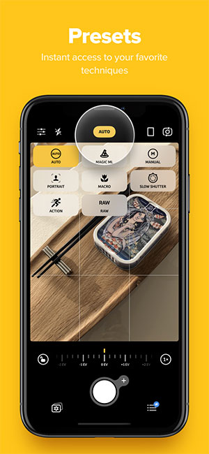 Lưu preset để sửa ảnh nhanh hơn trên Camera+ 2