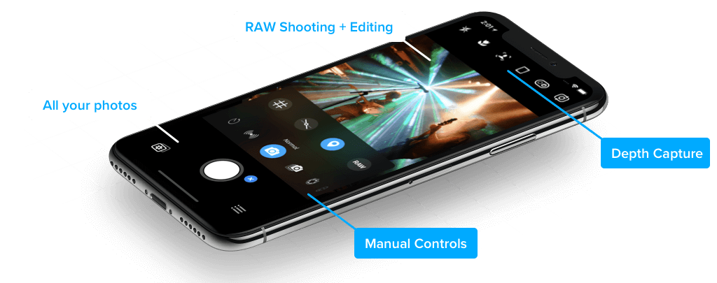 Giao diện Camera+ 2 cho iOS