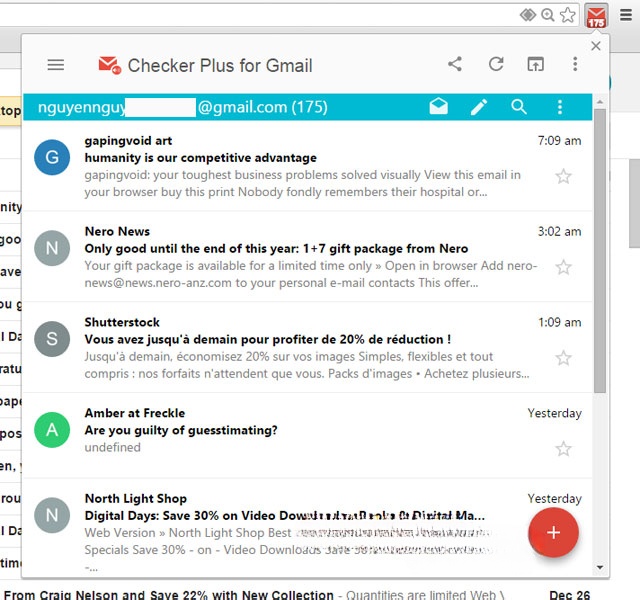 Quản lý email mà không cần mở email