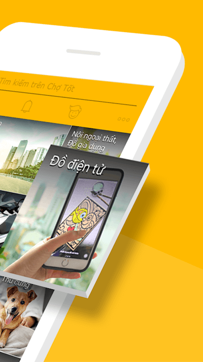 Ứng dụng Chợ tốt trên Android