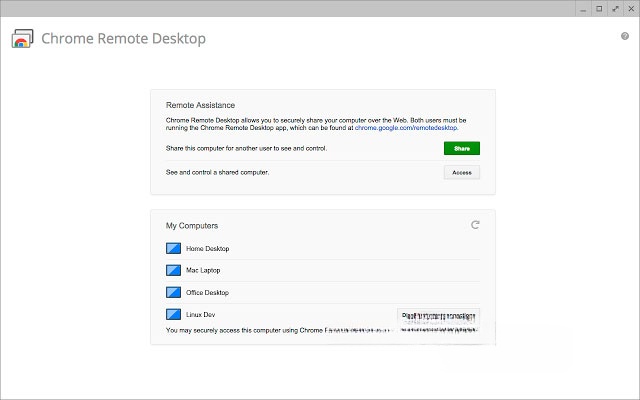 Download Chrome Remote Desktop Chrome Remote Desktop