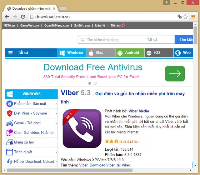 Giao diện của trình duyệt web Chromium