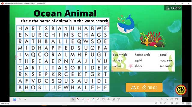 Giáo viên có thể tạo ra các câu đố, chú thích và chỉnh sửa các trang trình bày