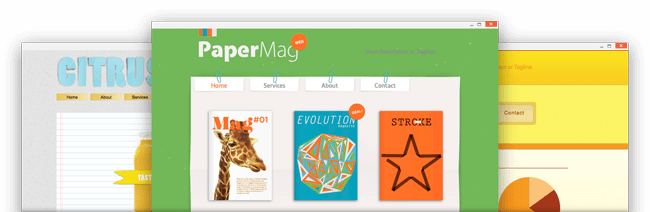 CoffeeCup HTML Editor hỗ trợ nhiều mẫu web