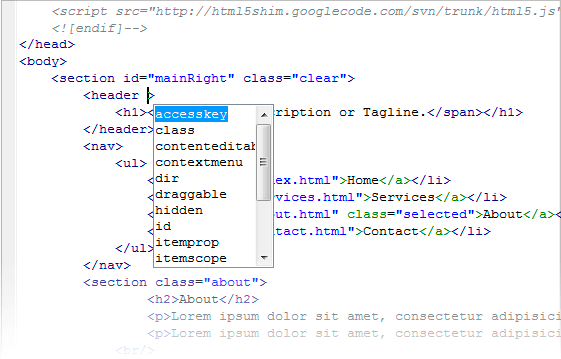 CoffeeCup HTML Editor giúp bạn tiết kiệm thời gian đáng kể
