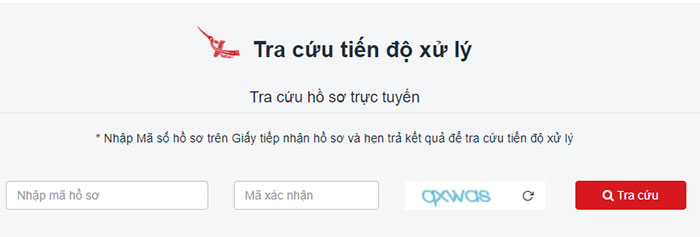 Tra cứu tiến độ Dịch vụ công trực tuyến Bộ Công An