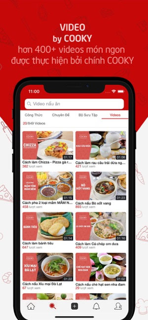 Giao diện chính của Cooky