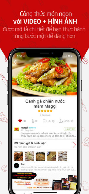 Video dạy nấu ăn