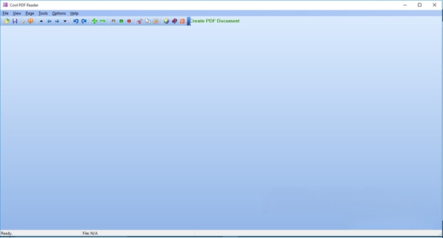 Giao diện chính của phần mềm Cool PDF Reader cho máy tính