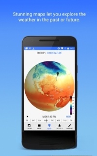 Dark Sky cho Android hiển thị bản đồ tuyệt đẹp