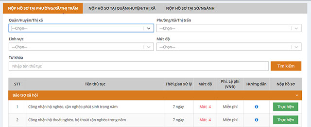 Điền đầy đủ thông tin vào form đăng ký