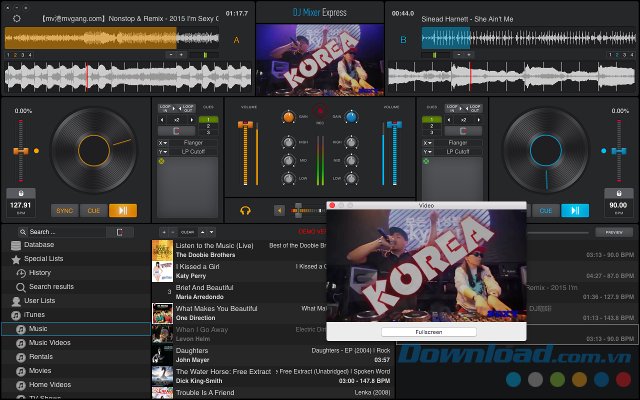 Mô phỏng bàn xoay DJ Mô phỏng bàn xoay DJ