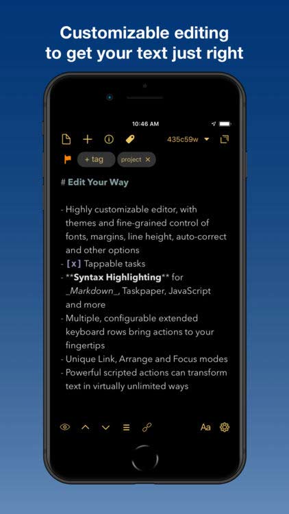 Drafts cho phép bạn chỉnh sửa ghi chú của mình