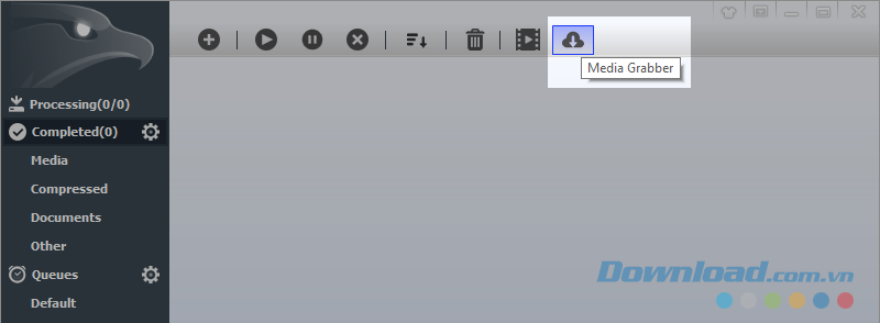 Chọn phần Media Grabber EagleGet