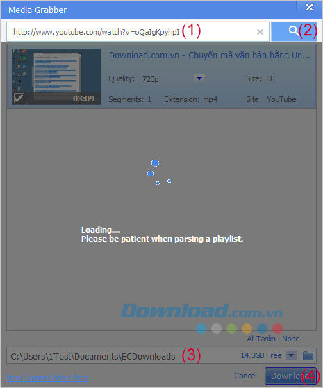 Download video YouTube EagleGet