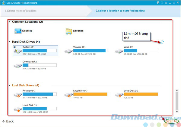 Chế độ quét sâu