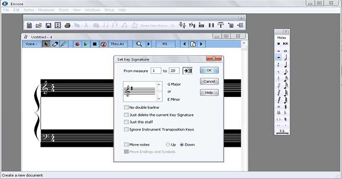 Encore là chương trình lý tưởng cho những người sử dụng máy tính để sáng tác