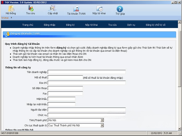 Download eTax - Phần mềm khai báo thuế trực tuyến