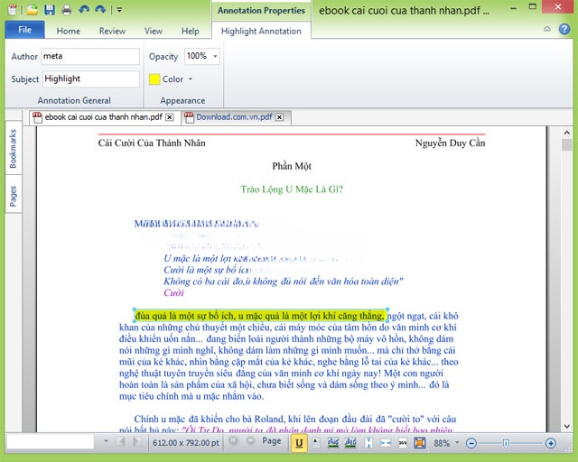 Mở nhiều file PDF