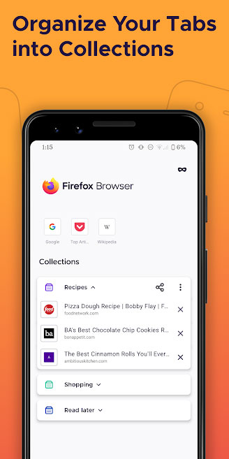 Tìm kiếm cá nhân hóa trên Firefox