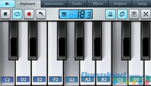 Mô phỏng đàn piano thực