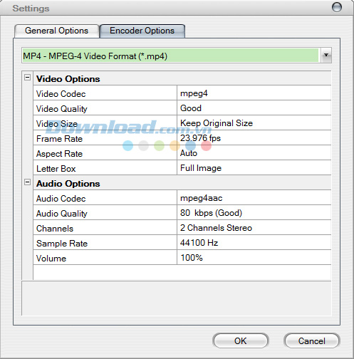 Cài đặt định dạng Cài đặt định dạng