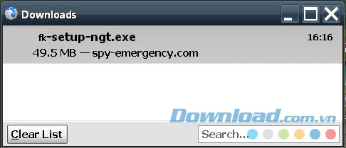 Cài đặt file .exe