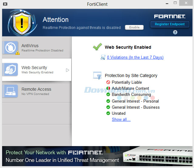 Download FortiClient FortiClient