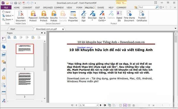 Các công cụ bảo vệ file PDF