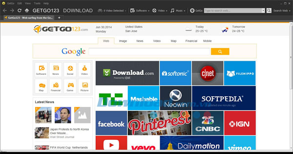 Trình quản lý download miễn phí GetGo Download Manager