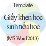  Giấy khen cho học sinh Tiểu học  icon