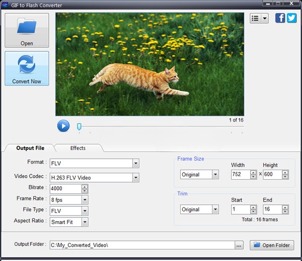 Program4Pc GIF to Flash Converter 