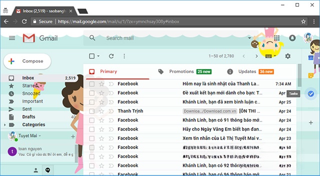 Giao diện Gmail mới