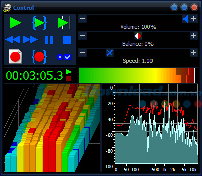 Tính năng xử lý hàng loạt của GoldWave Tính năng xử lý hàng loạt của GoldWave