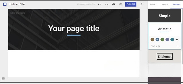 Dễ dàng tạo ra trang web mới bằng các tính năng hiệu quả của Google Sites Web