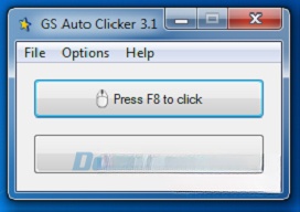 Phần mềm click chuột tự động GS Auto Clicker 