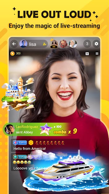 Livestream trên Hago