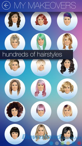 Bộ sưu tập tóc phong phú Bộ sưu tập tóc phong phú