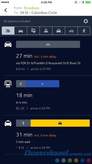 Chọn loại phương tiện giao thông Chọn loại phương tiện giao thông