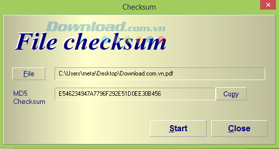 Checksum