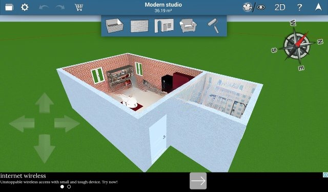 Home Design 3D cho iOS rất dễ sử dụng