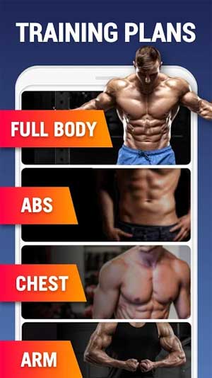 Home Workout cho Android sẽ đưa ra các kế hoạch luyện tập phù hợp với từng bộ phận cơ thể của bạn