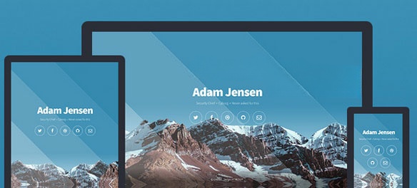 Giao diện của Aerial HTML5 UP