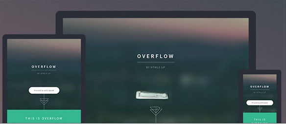 Giao diện của Overflow HTML5 UP