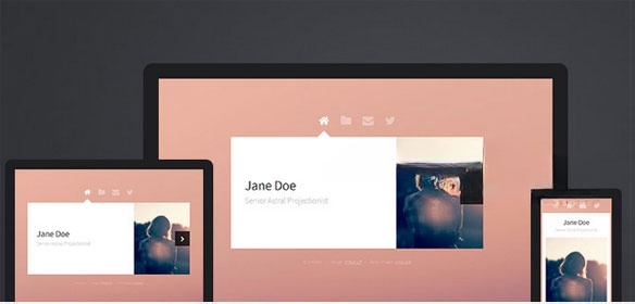 Giao diện của Astral HTML5 UP