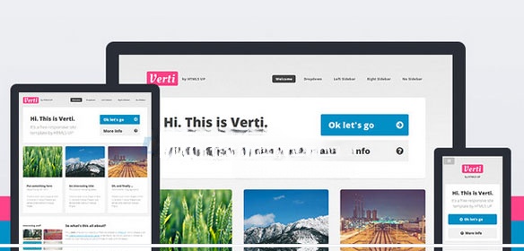 Download template website HTML5 Verti Verti