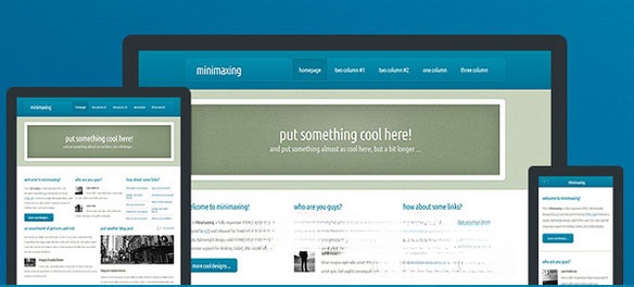 Download template HTML5 Minimaxing HTML5 UP