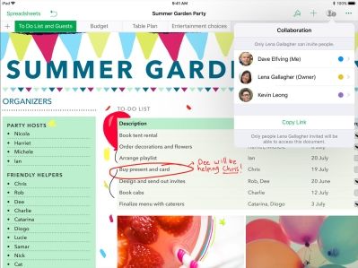 iCloud hỗ trợ cộng tác trên nhiều thiết bị