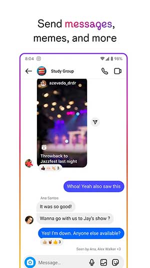 Gửi tin nhắn và nhiều hơn nữa