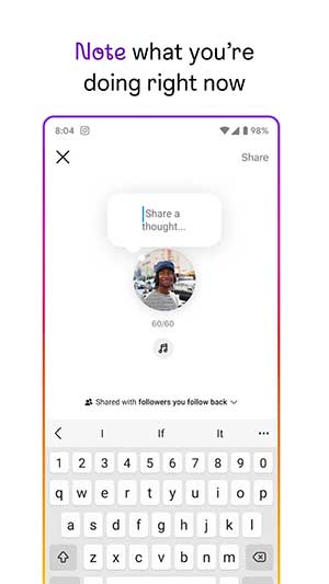 Ghi chú những gì bạn đang làm